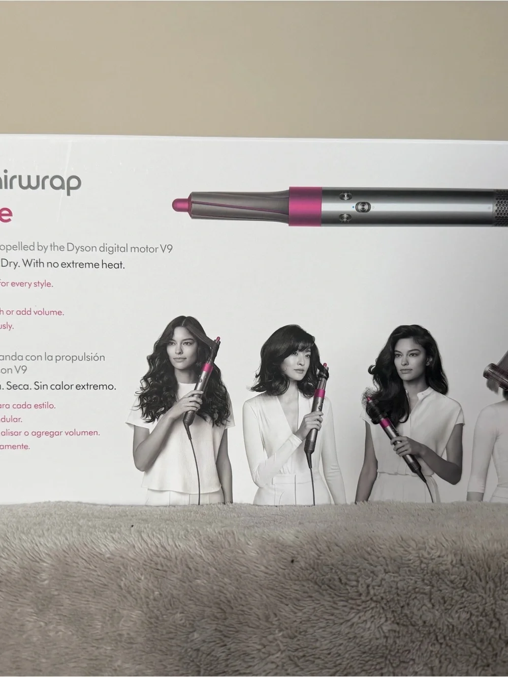 Dyson Airwrap Women's Hair Styler - Pink and Silver